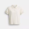 Coach Script Shrunken Polo in Organic Cotton