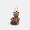 Collectible Bear Bag Charm in Signature Canvas
