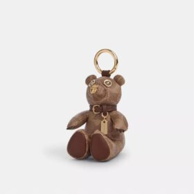 Collectible Bear Bag Charm in Signature Canvas