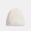 Colorblock Beanie with Rubber Patch