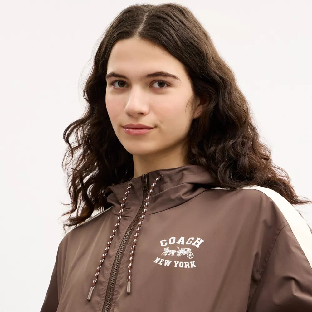 Colorblock Windbreaker in Recycled Polyester