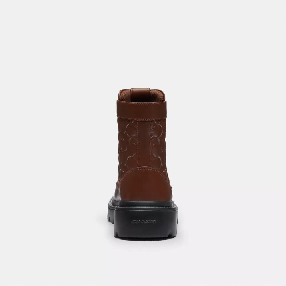 Combat Boot in Signature Leather