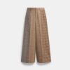 Combo Plaid Tailored Pants