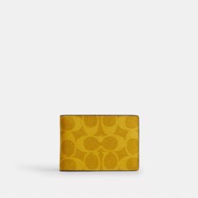 Compact Billfold Wallet in Signature Canvas
