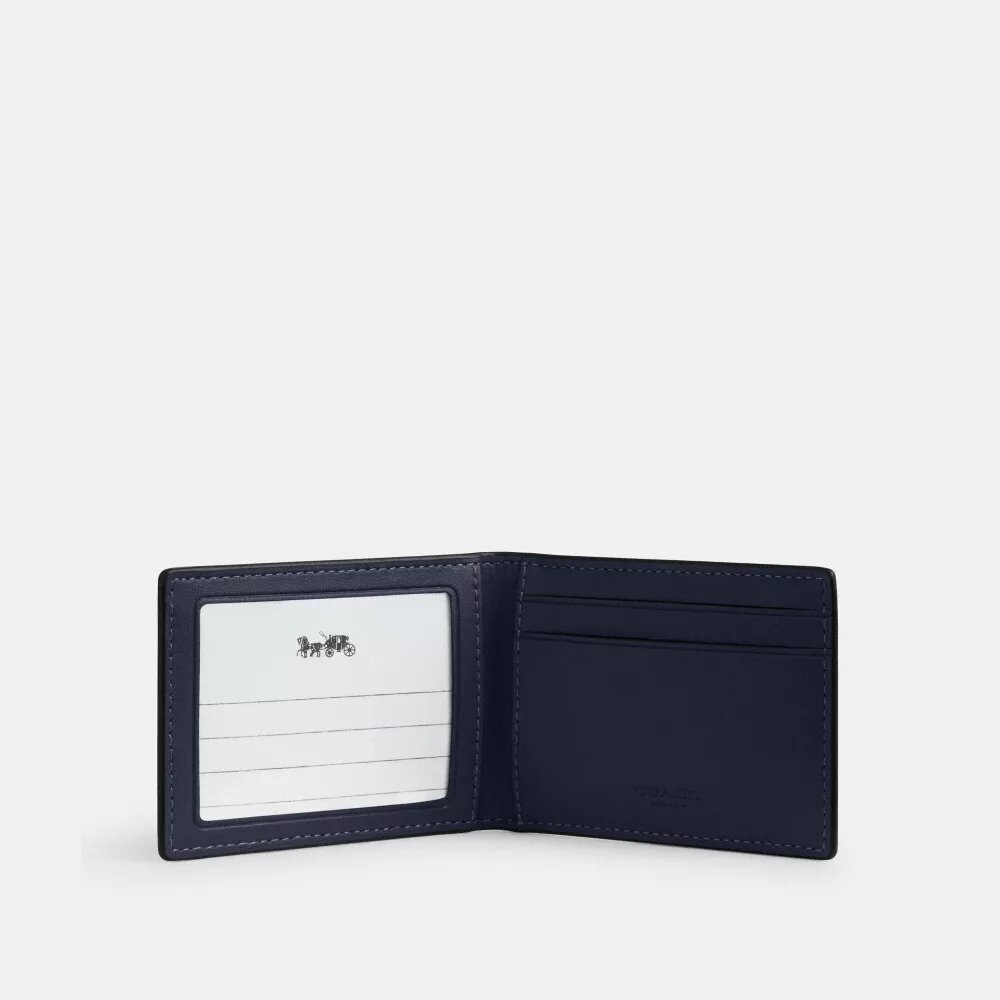 Compact Billfold Wallet in Signature Canvas