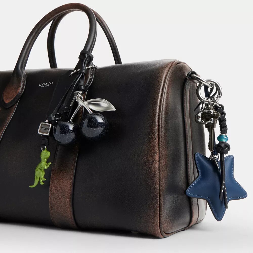 Compass Bag 35 in Loved Leather with Charms