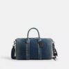Compass Bag 35 in Regenerative Cotton Denim with Charms