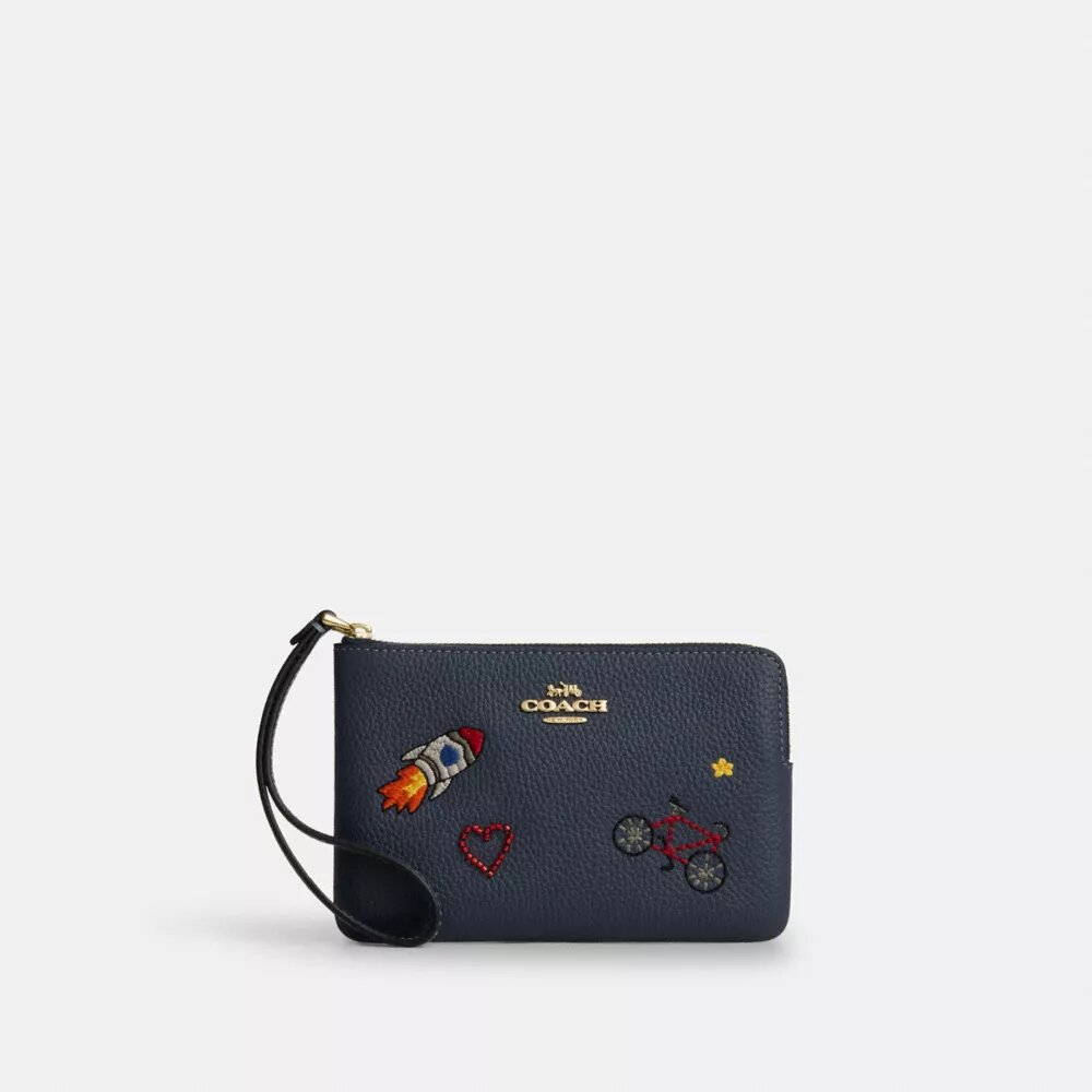 Corner Zip Wristlet