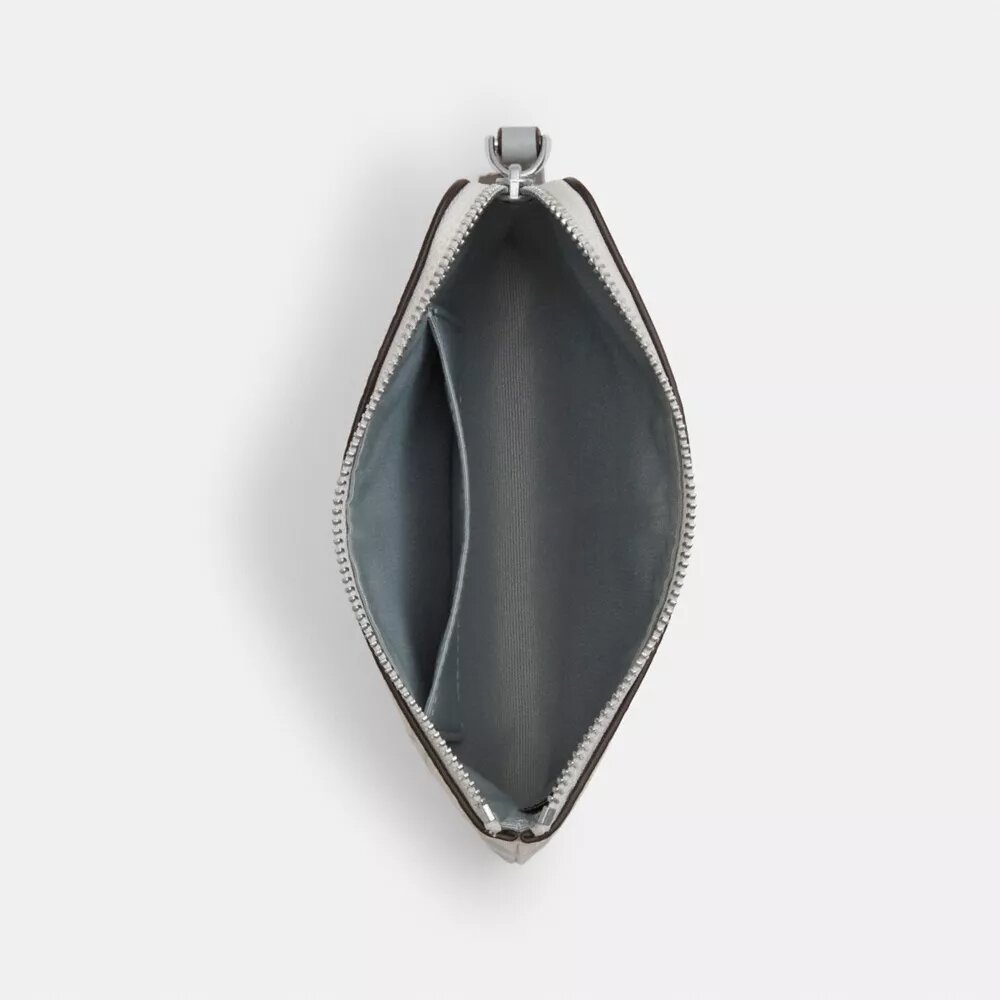 Corner Zip Wristlet in Signature Canvas
