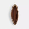 Corner Zip Wristlet in Signature Canvas with Stripe