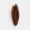 Corner Zip Wristlet in Signature Canvas with Stripe