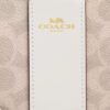 Corner Zip Wristlet in Signature Canvas with Stripe