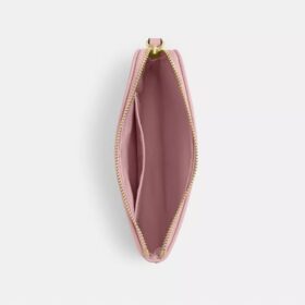 Corner Zip Wristlet in Signature Denim