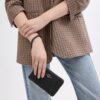 Corner Zip Wristlet in Signature Jacquard