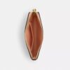 Corner Zip Wristlet in Signature Leather