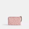 Corner Zip Wristlet with Floral Print