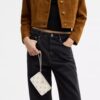 Corner Zip Wristlet with Heart Rivets