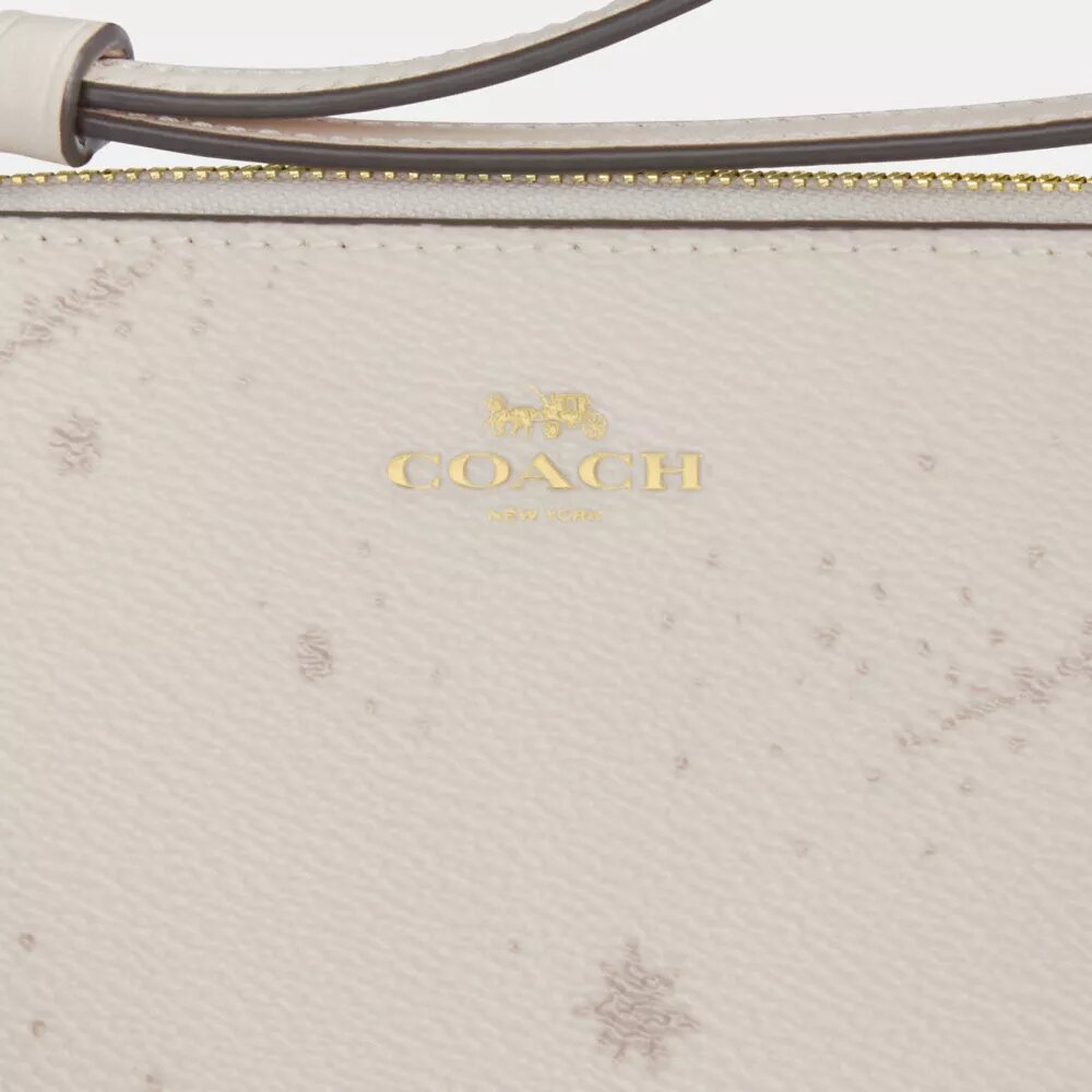 Corner Zip Wristlet with Star Print