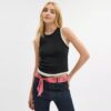 Country Club Floral Print Silk Skinny Scarf