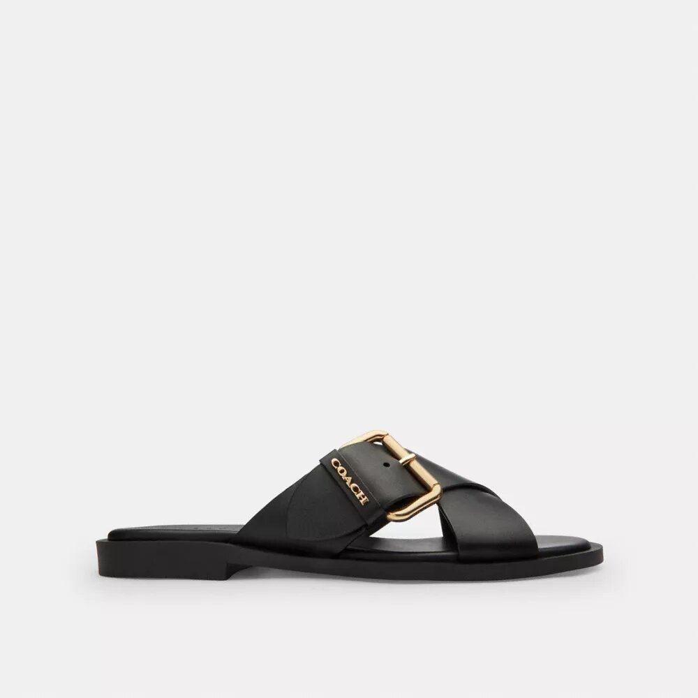 Crisscross Buckle Sandal