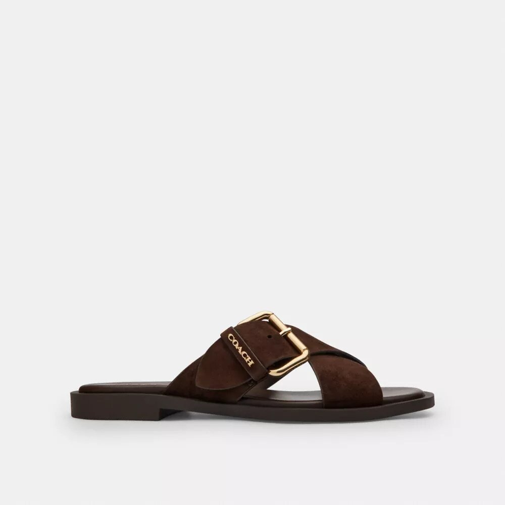 Crisscross Buckle Sandal