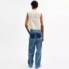 Cropped Sleeveless Blouse