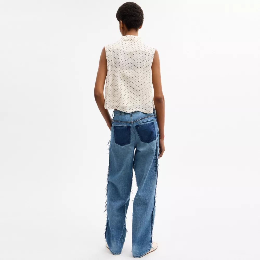 Cropped Sleeveless Blouse