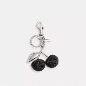 Crystal Cherry Bag Charm