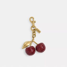 Crystal Cherry Bag Charm