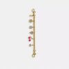 Crystal Motif Chain Bag Charm