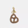 Crystal Pretzel Bag Charm
