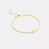 Cube Pearl Rondelle Bracelet
