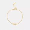 Cube Pearl Rondelle Bracelet