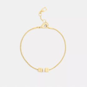 Cube Pearl Rondelle Bracelet