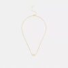 Cube Pearl Rondelle Pendant Necklace