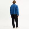 Denim Varsity Jacket in Organic Cotton