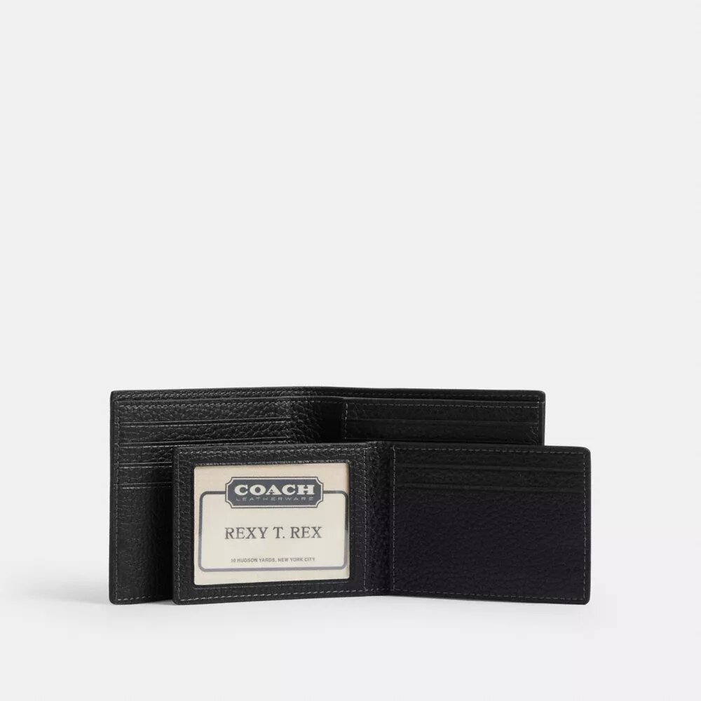 Disney X Coach 3-in-1 Wallet in Regenerative Leather with Mickey Mouse