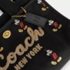 Disney X Coach Cargo Tote Bag 26 with Mickey Mouse in Regenerative Cotton Canvas