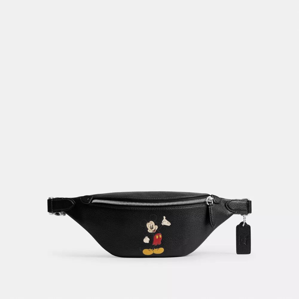 Disney X Coach Charter Belt Bag 7 with Mickey Mouse