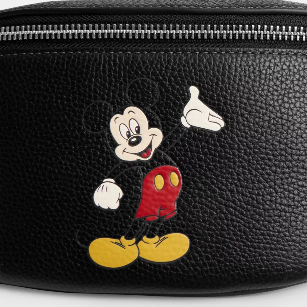 Disney X Coach Charter Belt Bag 7 with Mickey Mouse