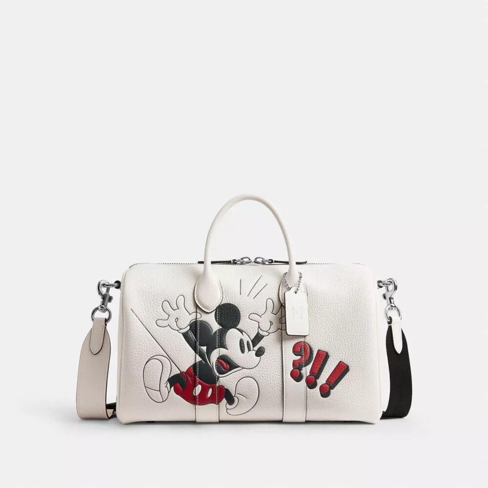 Disney X Coach Compass Bag 35 with Mickey Mouse