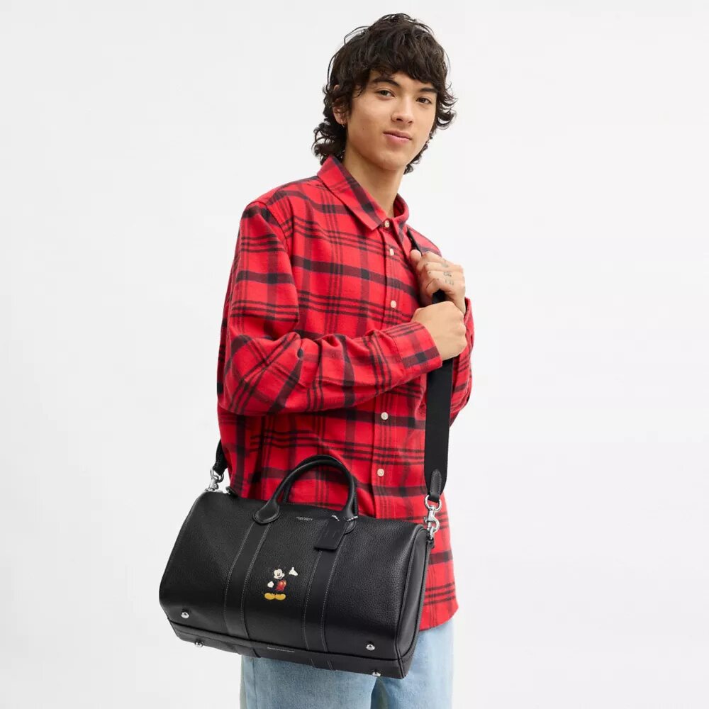 Disney X Coach Compass Bag 35 with Mickey Mouse