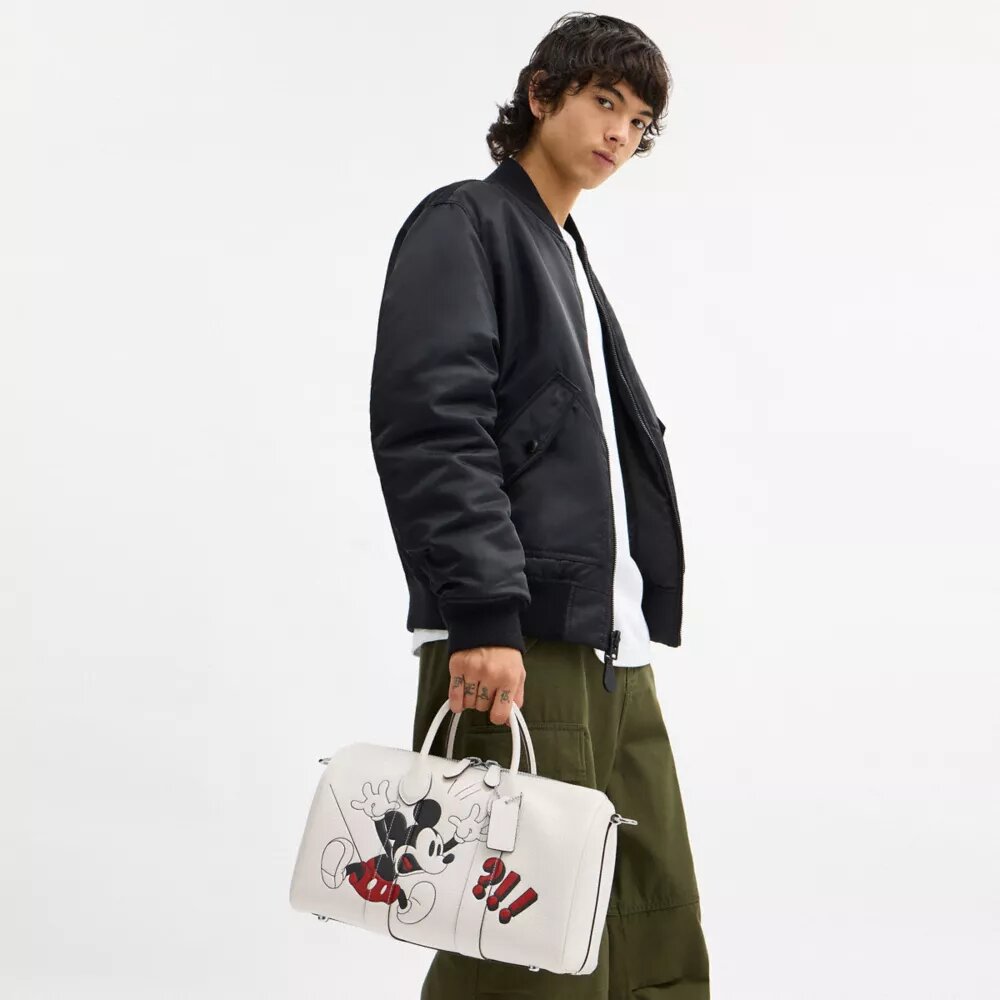 Disney X Coach Compass Bag 35 with Mickey Mouse