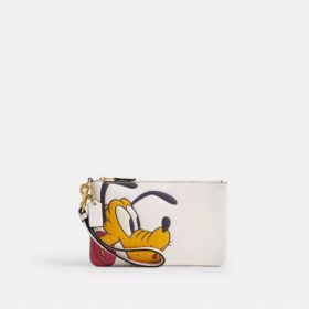 Disney X Coach Essential Small Wristlet with Pluto