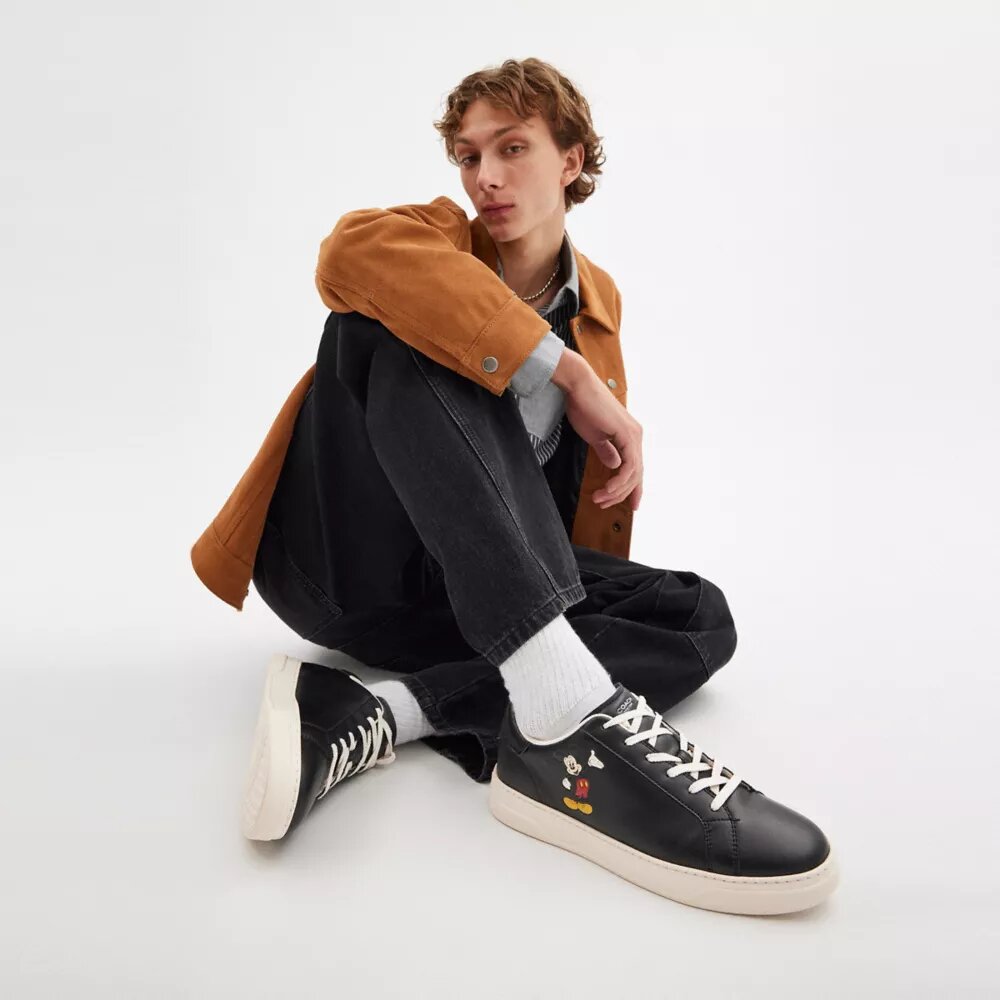 Disney X Coach High Line Sneaker with Mickey Mouse