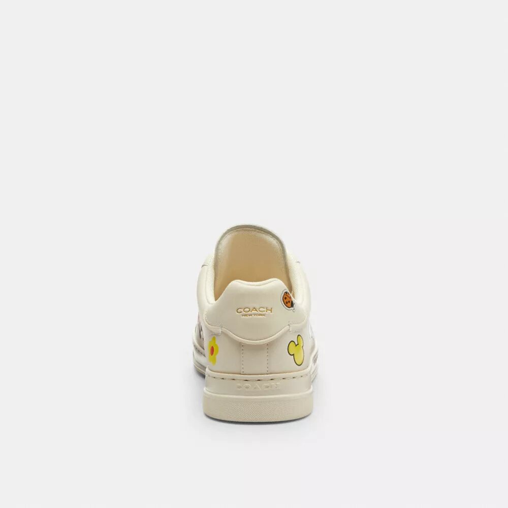 Disney X Coach High Line Sneaker with Sticker Print