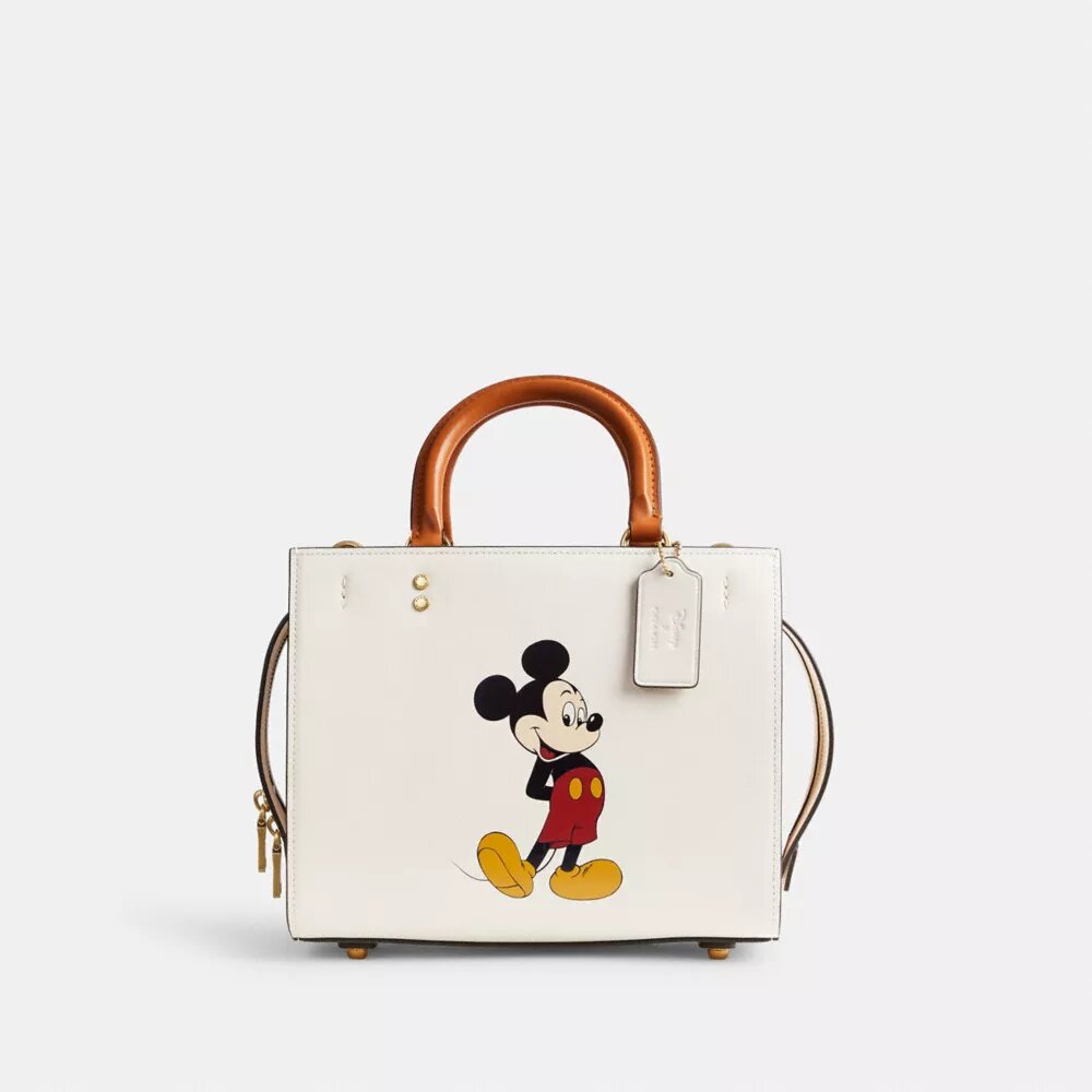 Disney X Coach Rogue Bag 25 with Mickey Mouse