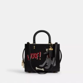 Disney X Coach Rogue Bag 25 with Pluto