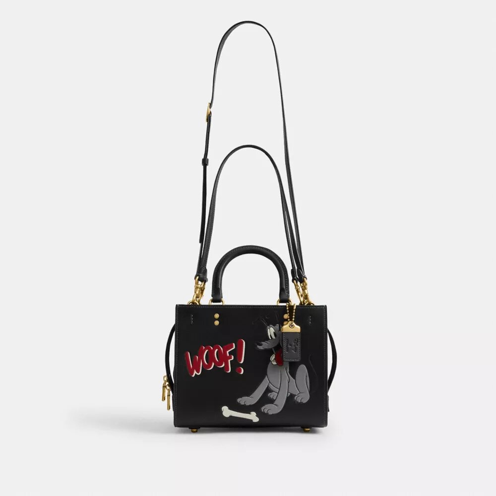 Disney X Coach Rogue Bag 25 with Pluto
