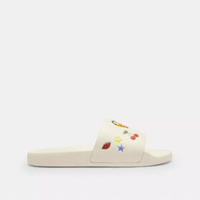 Disney X Coach Udele Sport Slide with Sticker Print